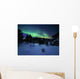 Aurora Borealis over Forramarka Wall Decal
