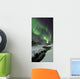 Aurora Borealis over Bla Wall Decal
