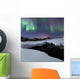 Aurora Borealis over Blafjellelva Wall Decal Design 4