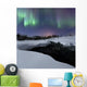 Aurora Borealis over Blafjellelva Wall Decal Design 4