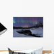 Aurora Borealis over Blafjellelva Wall Decal Design 3