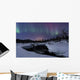 Aurora Borealis over Blafjellelva Wall Decal Design 3