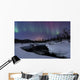Aurora Borealis over Blafjellelva Wall Decal Design 3