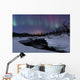 Aurora Borealis over Blafjellelva Wall Decal Design 3