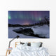 Aurora Borealis over Blafjellelva Wall Decal Design 3