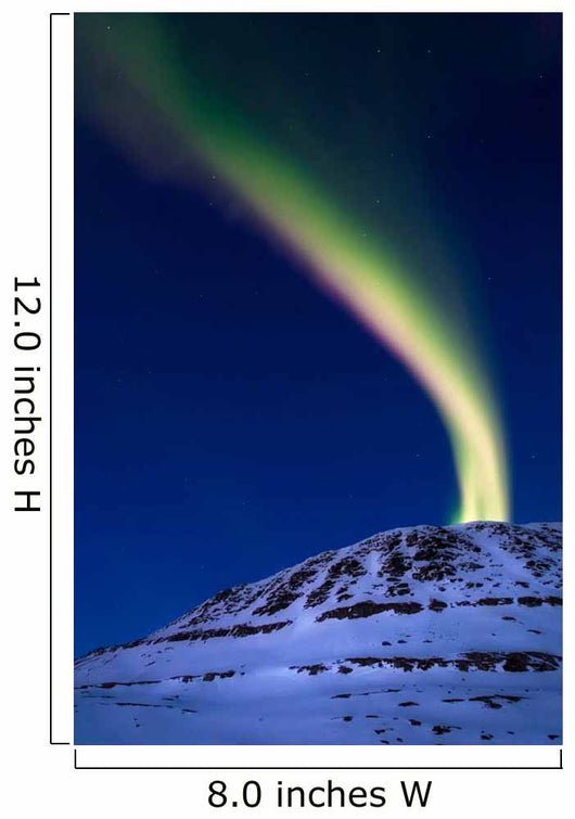 Aurora Borealis Shooting up Wall Mural