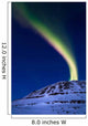 Aurora Borealis Shooting up Wall Decal Design 2