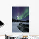 Aurora Borealis over Blafjellelva Wall Decal Design 2