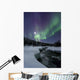 Aurora Borealis over Blafjellelva Wall Decal Design 2