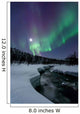 Aurora Borealis over Blafjellelva Wall Decal Design 2