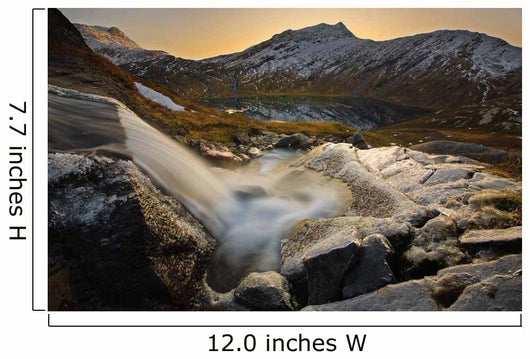 Small Creek Running through Wall Decal