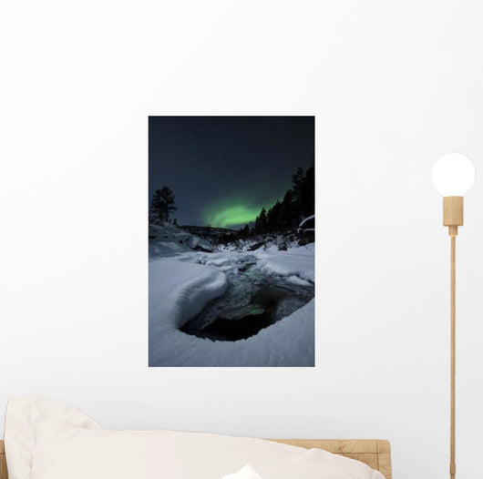 Aurora Borealis over Tennevik Wall Decal