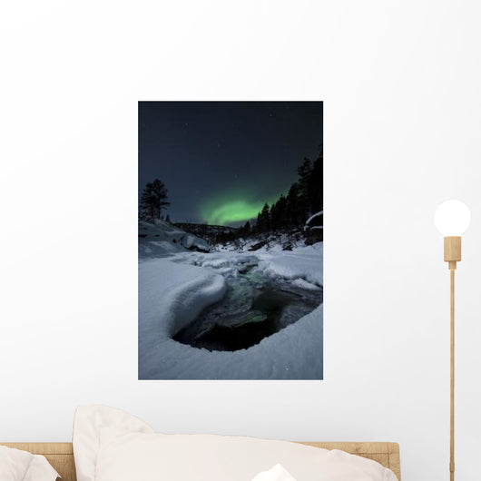 Aurora Borealis over Tennevik Wall Decal