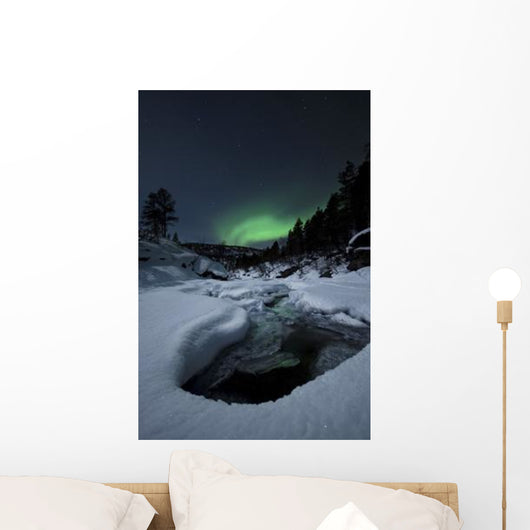 Aurora Borealis over Tennevik Wall Decal