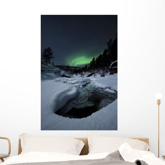 Aurora Borealis over Tennevik Wall Decal