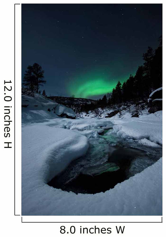 Aurora Borealis over Tennevik Wall Decal