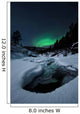 Aurora Borealis over Tennevik Wall Decal