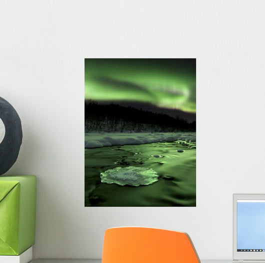 Aurora Borealis Reflects off Wall Decal