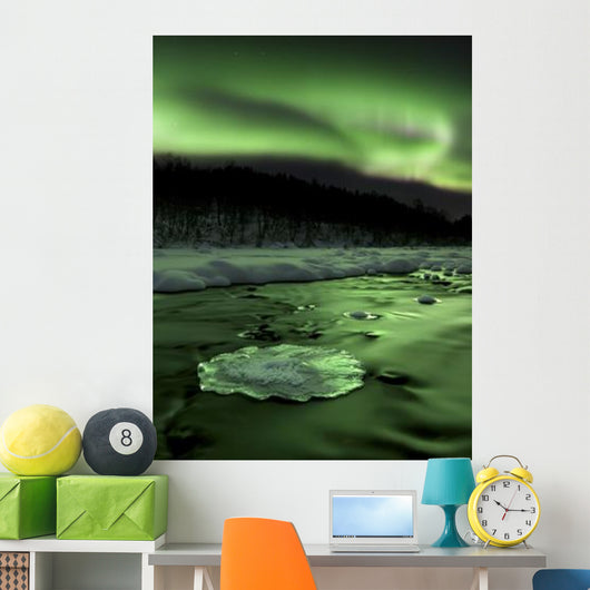 Aurora Borealis Reflects off Wall Decal