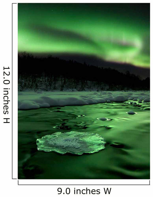 Aurora Borealis Reflects off Wall Decal