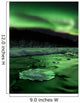 Aurora Borealis Reflects off Wall Decal