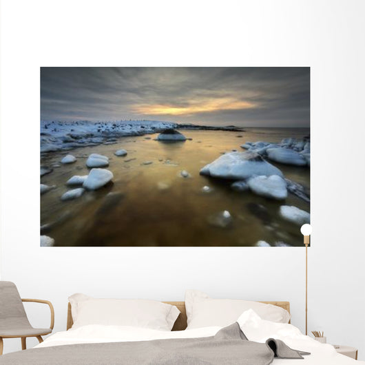 Frozen Rusty Bay Andoya Wall Decal