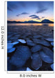 Ice Flakes Drifting towards Wall Decal