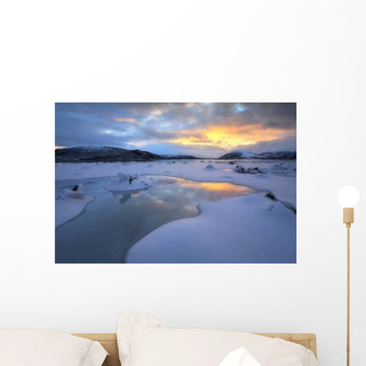 Fjord Tjeldsundet Troms County Wall Decal