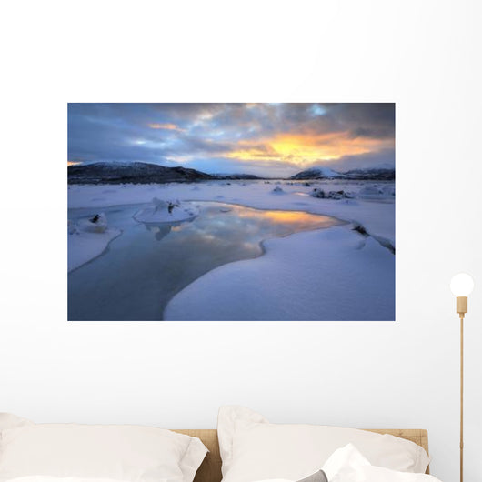 Fjord Tjeldsundet Troms County Wall Decal
