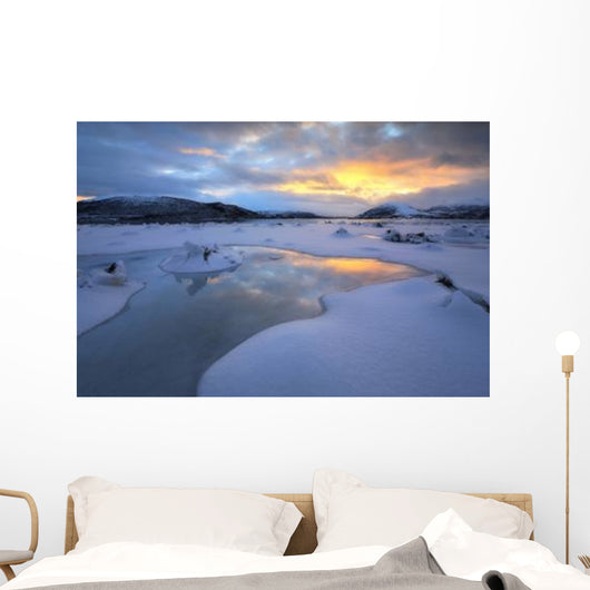 Fjord Tjeldsundet Troms County Wall Decal