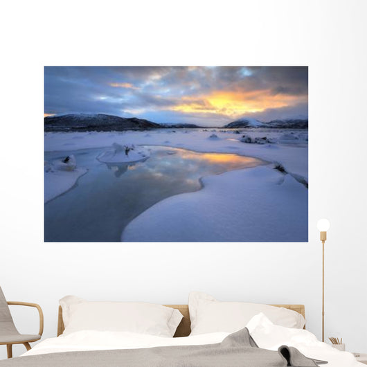 Fjord Tjeldsundet Troms County Wall Decal