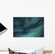 Aurora Borealis over Sandstrand Wall Decal