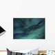 Aurora Borealis over Sandstrand Wall Decal