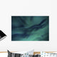 Aurora Borealis over Sandstrand Wall Decal