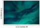 Aurora Borealis over Sandstrand Wall Decal