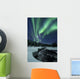 Aurora Borealis over Blafjellelva Wall Decal Design 1