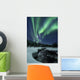 Aurora Borealis over Blafjellelva Wall Decal Design 1