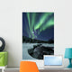 Aurora Borealis over Blafjellelva Wall Decal Design 1