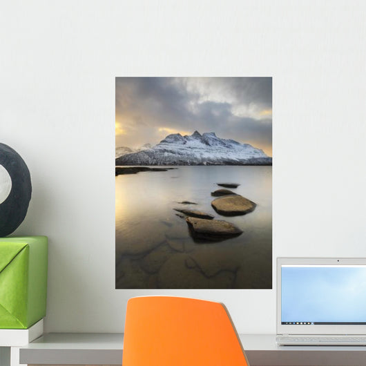 Novatinden Mountain and Skoddeberg Wall Decal