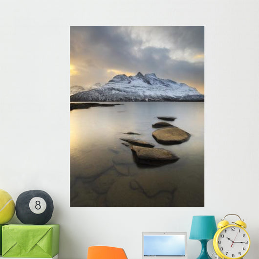 Novatinden Mountain and Skoddeberg Wall Decal