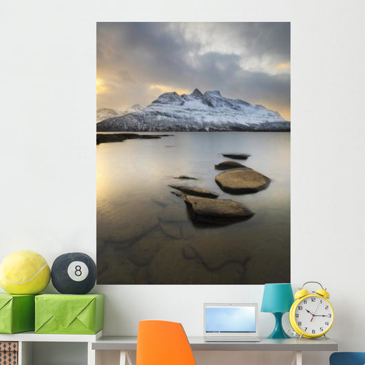 Novatinden Mountain and Skoddeberg Wall Decal