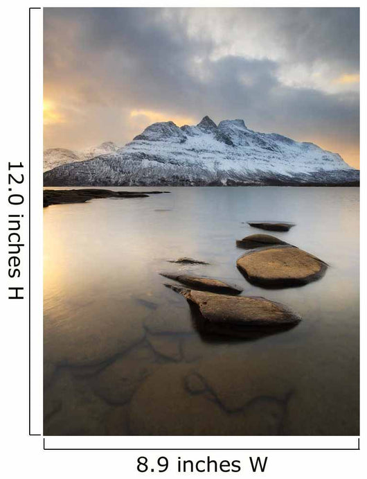 Novatinden Mountain and Skoddeberg Wall Decal