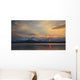 Midnight Sun over Tjeldsundet Wall Decal