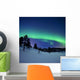 Aurora Borealis and Shooting Wall Decal