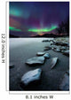Aurora Borealis over Sandvannet Wall Decal Design 2