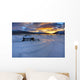 Winter Sunset over Tjeldsundet Wall Decal