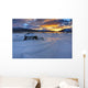 Winter Sunset over Tjeldsundet Wall Decal