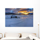Winter Sunset over Tjeldsundet Wall Decal