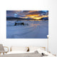Winter Sunset over Tjeldsundet Wall Decal