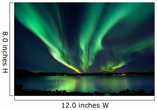 Aurora Borealis over Tjeldsundet Wall Decal